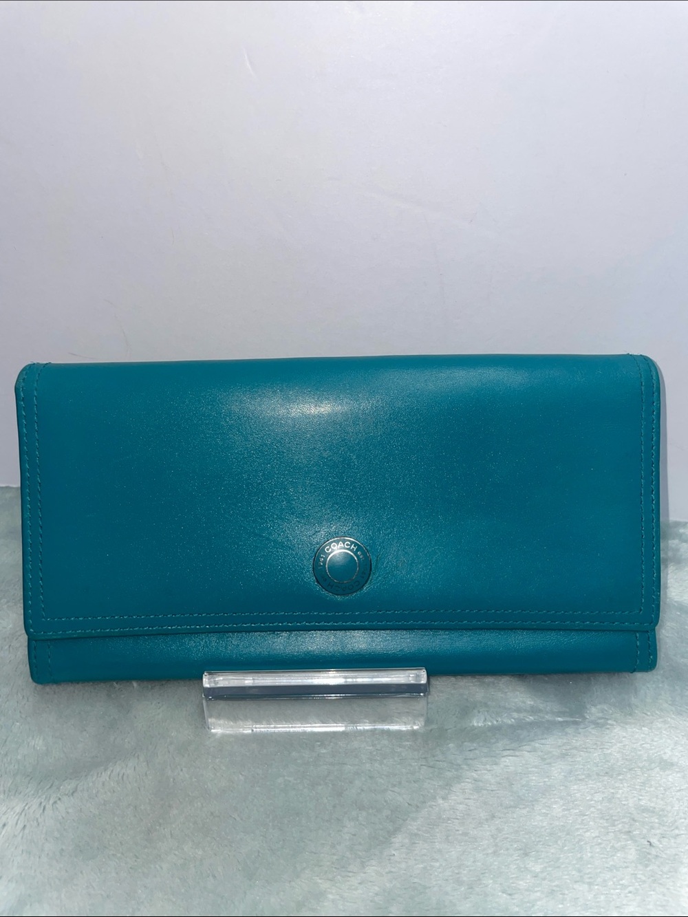 Coach Leather Flap Wallet